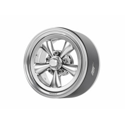 Boom Racing BRPB096PLPL ProBuild 1.9" Spin Force Classic Adjustable Offset Aluminum Beadlock Wheels (2) Platinum
