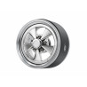 Boom Racing BRPB101PLPL ProBuild 1.9" Street Mag Classic Adjustable Offset Aluminum Beadlock Wheels (2) Platinum