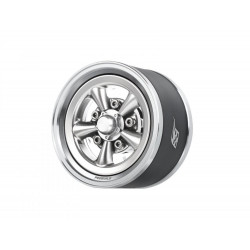 Boom Racing BRPB155021PLPL ProBuild 1.55" Spin Force Classic Adjustable Offset Aluminum Beadlock Wheels (2) Platinum