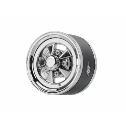 Boom Racing BRPB155023CRCR ProBuild 1.55" Street Mag Classic Adjustable Offset Aluminum Beadlock Wheels (2) Chrome