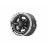 Boom Racing BRPB155017CRBK ProBuild 1.55" Spin Force Classic Adjustable Offset Aluminum Beadlock Wheels (2) Chrome/Black