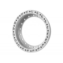Boom Racing BRPROB-22FS ProBuild 1.9" Alum 7.5mm Notched Wheel Barrel (1) Flat Silver