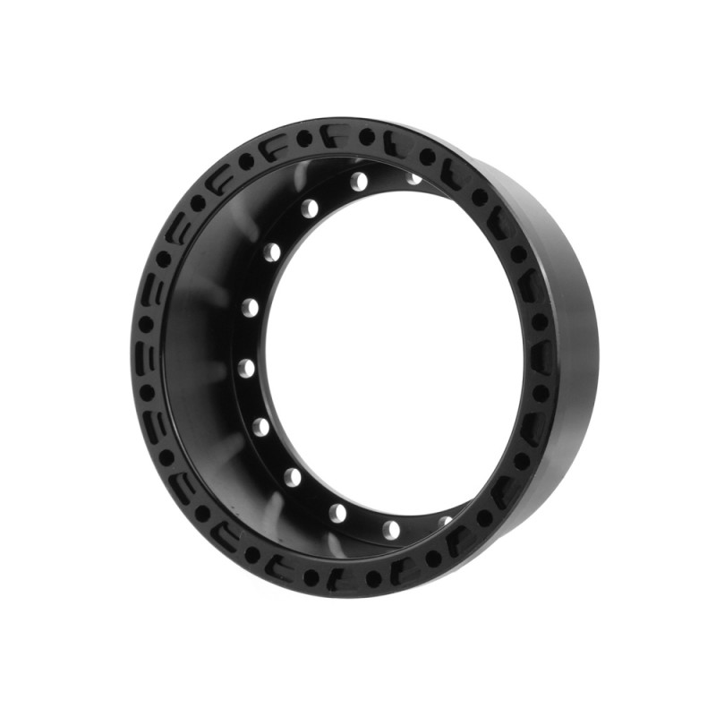 Boom Racing BRPROB-23BK ProBuild 1.9" Alum 15mm Notched Wheel Barrel (1) Black