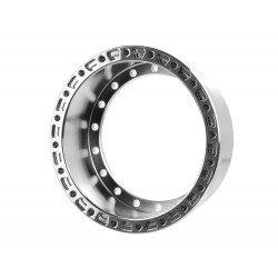 Boom Racing BRPROB-23CR ProBuild 1.9" Alum 15mm Notched Wheel Barrel (1) Chrome
