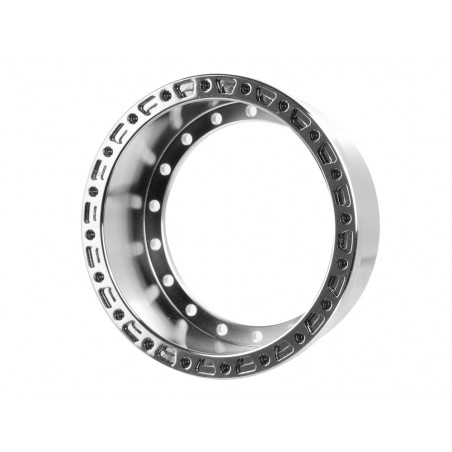 Boom Racing BRPROB-23CR ProBuild 1.9" Alum 15mm Notched Wheel Barrel (1) Chrome