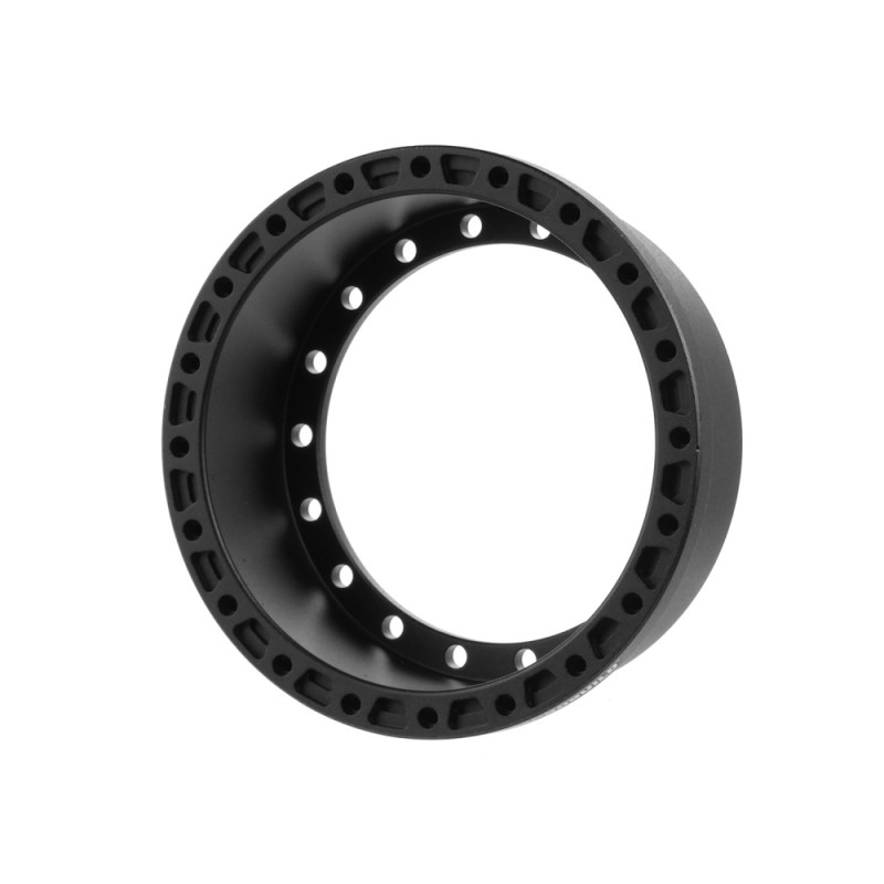 Boom Racing BRPROB-23MBK ProBuild 1.9" Alum 15mm Notched Wheel Barrel (1) Matte Black