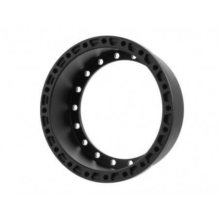 Boom Racing BRPROB-23MBK ProBuild 1.9" Alum 15mm Notched Wheel Barrel (1) Matte Black