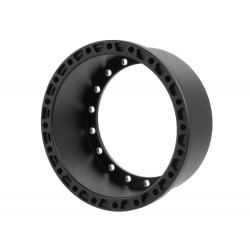 Boom Racing BRPROB-24MBK ProBuild 1.9" Alum 19.5mm Notched Wheel Barrel (1) Matte Black