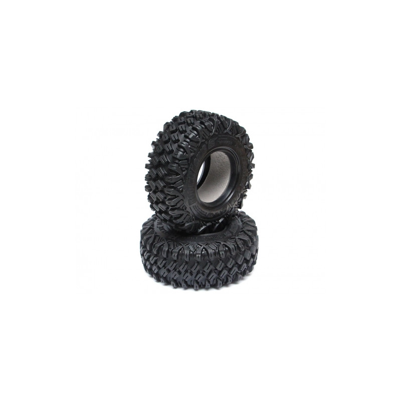 Boom Racing BRTR19000 HUSTLER M/T Xtreme 1.9 MC1 Rock Crawling Tires 4.19x1.46 SNAIL SLIME Compound W/ 2-Stage Foams (Super Soft