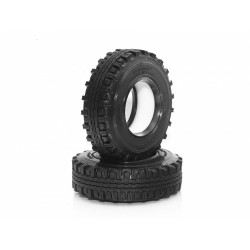 Boom Racing BRTR19006 1.9" Mileage Classic Scale Crawler Tire Gekko Compound 3.82"x1.0" (97x26mm) (2)