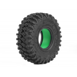 Boom Racing BRTR19002-SS-RM HUSTLER M/T Xtreme 1.9" MC2 SNAIL SLIME Super Soft 4.75"x1.75" / 120x44.5mm RC Crawler Tire + Rock M