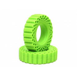 Boom Racing BRRM15504 Rock Monster GREEN Silicone Tire Insert 3.38x0.91 (86x23mm) for 1.55" Baby Hustler / MAXGRAPPLER Tires (2)