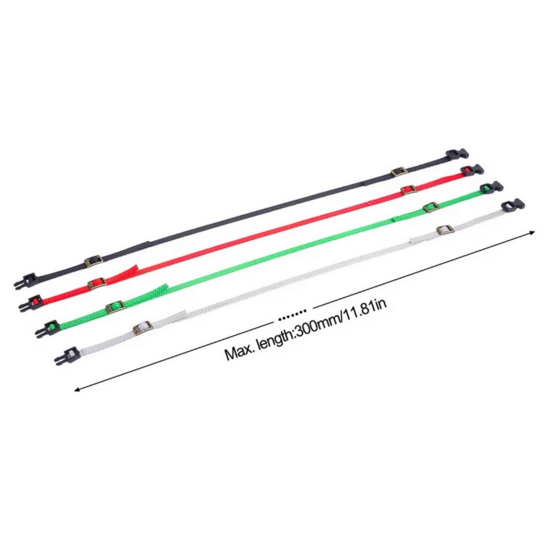 CRM Spanngurte 1:10 – Befestigungsgurte 30cm für RC Crawler (2 Stück)