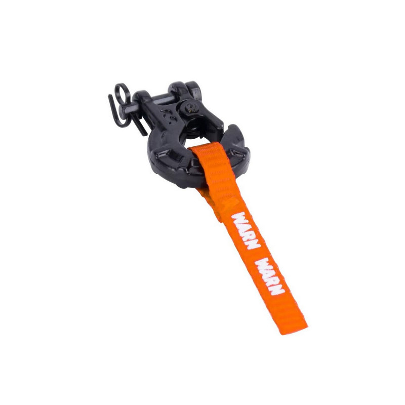 CRM Crawler Metal Winch Hook with Pull Strap – Scale Accessory for 1:10 – Color: Orange