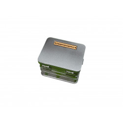 CRM Alu Transportbox - Zargesbox mit Metallscharnieren Magnetverschluss