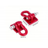 CRM Tow Shackles 1/10 Scale – Red or Black – 1 Pair