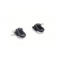 CRM Tow Shackles 1/10 Scale – Red or Black – 1 Pair