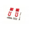 CRM Tow Shackles 1/10 Scale – Red or Black – 1 Pair