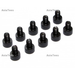 Boom Racing BRASCH4006 M4x6mm Socket Cap Screw 12.9 Grade Nickel Plated Screws (10)