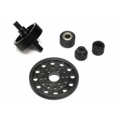 Boom Racing BRQ32119 Heavy Steel Helical Pineapple Gear Set For Axial SCX10 RECON G6 The Fix Certified  for Axial SCX10