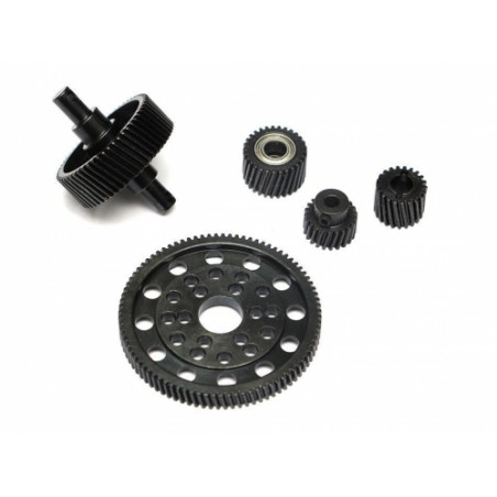 Boom Racing BRQ32119 Heavy Steel Helical Pineapple Gear Set For Axial SCX10 RECON G6 The Fix Certified  for Axial SCX10