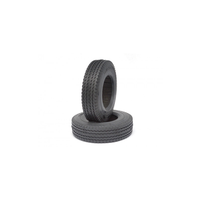 Boom Racing BRQ26539 Rubber Tire For Tractor Truck (2) Medium Compound for Tamiya 1/14 Truck (1838LS)