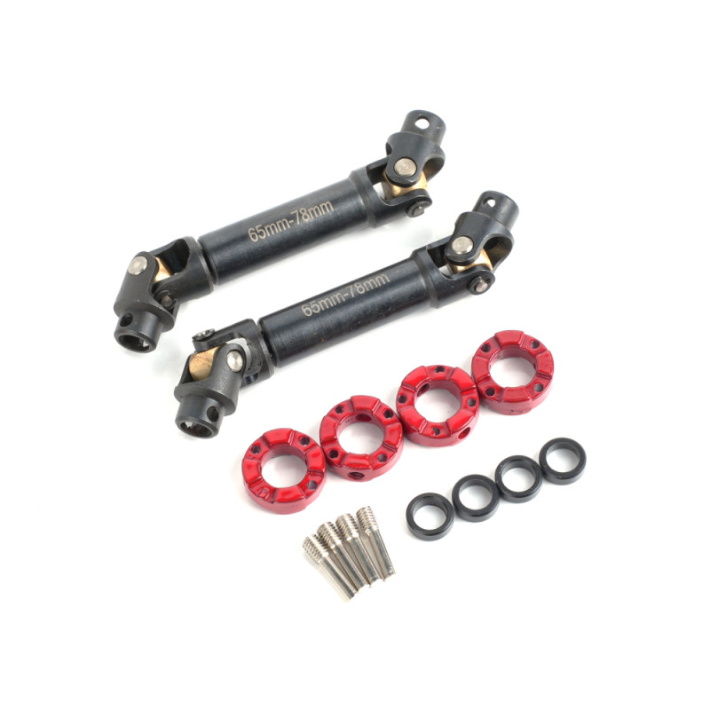 Boom Racing BRQ90279C Voodoo CVD Center Drive Shafts  65MM-78MM