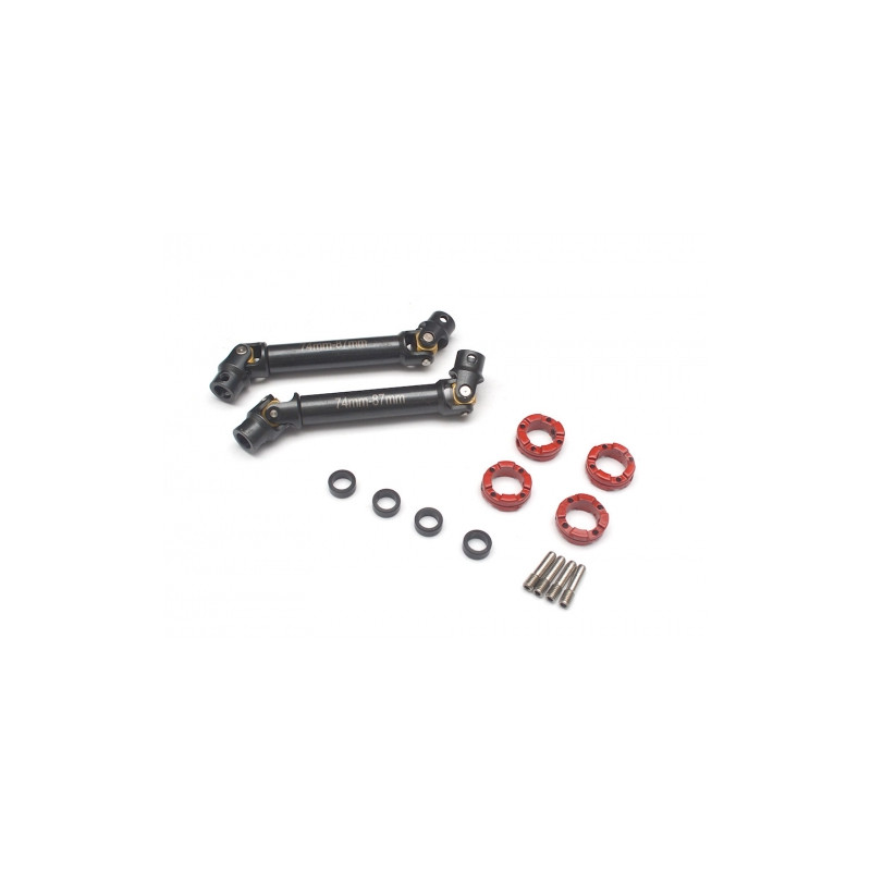 Boom Racing BRQ90279E Voodoo CVD Center Drive Shafts  74MM-87MM