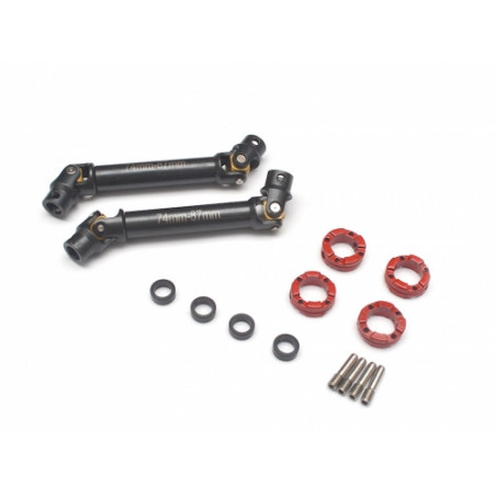 Boom Racing BRQ90279E Voodoo CVD Center Drive Shafts  74MM-87MM