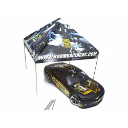 Boom Racing BRSCAC100 Recon G6 1/10 Scale EZ Up Compact Pit Tent Adjustable Canopy Crawler & Drift
