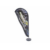 Boom Racing BRSCAC101A Scale Accessories - Boom Racing Curved Banner Flag 30x13cm