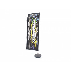 Boom Racing BRSCAC101B Scale Accessories - Boom Racing Banner Flag 30x8.5cm