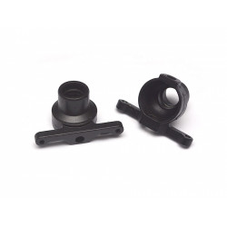 Boom Racing BRQ763003 Aluminum Steering Hub For D90/D110- 1 Pair