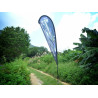 Boom Racing BRSCAC205B Feather Racing Flag with Tube - 1 Set