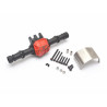 Boom Racing BR955015 AR44 PHAT Axle Housing W/ ARMOUR Skid Plate Black RECON G6 The Fix Certified for Axial SCX10 II