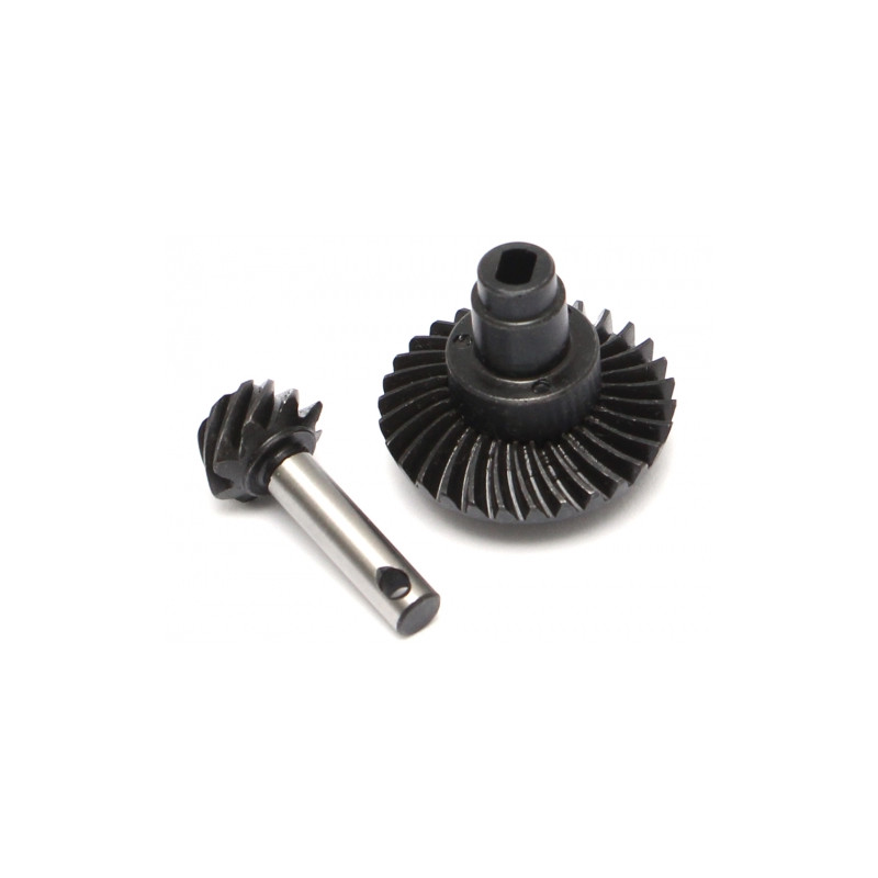 Boom Racing BR955020 Heavy Duty Keyed Bevel Helical Gear 30/8T + Differential Locker Spool Set For AR44 Axle RECON G6 The Fix Ce
