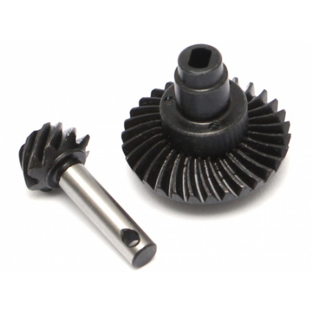 Boom Racing BR955020 Heavy Duty Keyed Bevel Helical Gear 30/8T + Differential Locker Spool Set For AR44 Axle RECON G6 The Fix Ce