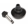 Boom Racing BR955020 Heavy Duty Keyed Bevel Helical Gear 30/8T + Differential Locker Spool Set For AR44 Axle RECON G6 The Fix Ce