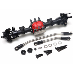 Boom Racing BR955022 Complete Front Assembled AR44 PHAT Axle w/ BADASS Universal Shafts RECON G6 The Fix Certified for Axial SCX