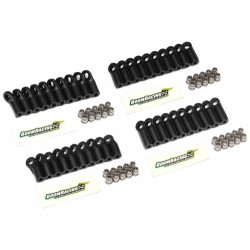 Boom Racing BRWM4RECOMBO BADASS Rod Ends M4 Nylon w/ Stainless Steel Pivot Ball Assorted Set (40pcs) RECON G6 The Fix Certified