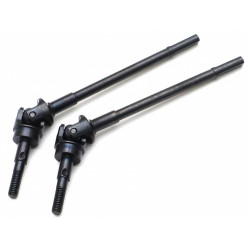 Boom Racing BRBD955001 BADASS AR44 Ultra Hard Steel Axle Universal Driveshaft (2pcs) for Axial SCX10 II