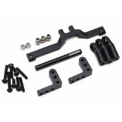 Boom Racing BRQ763067F Aluminum Front Low Profile Truss Conversion Kit for Scale PHAT Axle Defender D90/D110 for Team Raffee Co.