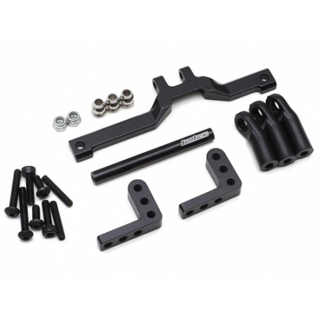 Boom Racing BRQ763067F Aluminum Front Low Profile Truss Conversion Kit for Scale PHAT Axle Defender D90/D110 for Team Raffee Co.
