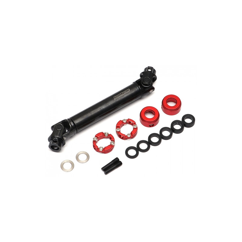 Boom Racing BRBD955003C BADASS Heavy Duty Steel Center Drive Shaft 81-109mm (Pin to Pin) 1Pc Recon G6 Certified