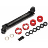 Boom Racing BRBD955003C BADASS Heavy Duty Steel Center Drive Shaft 81-109mm (Pin to Pin) 1Pc Recon G6 Certified