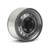 Boom Racing BRW780955FGM 1.55" 16-Hole Classic Steelie Reversible Beadlock Wheels (Front) w/ XT504 Hubs Gun Metal