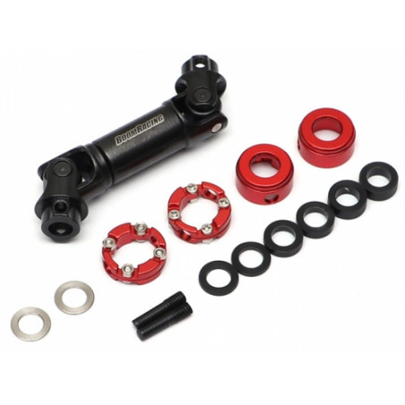 Boom Racing BRBD955003F BADASS Heavy Duty Steel Center Drive Shaft 51-56mm (Pin to Pin) 1Pc Recon G6 Certified