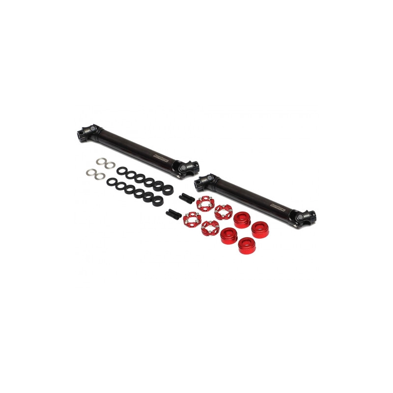 Boom Racing BRBD955003-AX1 BADASS HD Steel Center Drive Shaft Set for Axial SCX10 II RTR / SCX10 / Wraith / Wraith 1.9 / SMT10 F