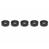 Boom Racing BRASSPD427/N D4x7x2 Nylon Spacer Black (5)