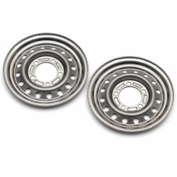 Boom Racing BRW780955A 1.55" 16-Hole Classic Steelie Beadlock Front Faceplate Gun Metal (2)